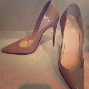 So Kate Nude Patent Christian Louboutin Size 39